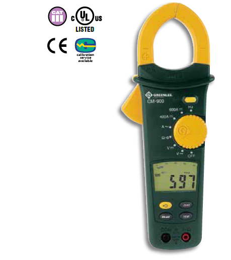 格林利 600A 交流钳形表CM-900